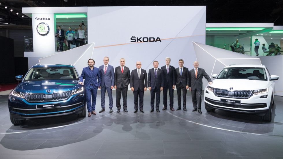 Чехи на Парижском автосалоне представили кроссовер Skoda Kodiaq