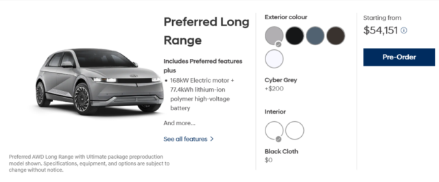 Цена на электрокар Hyundai Ioniq 5 preferred-long-range
